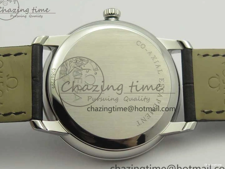 0325 De Ville Prestige Small Second TWF 1:1 Best Edition Black Dial on Black Leather Strap MIYOTA Resilient 8037